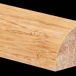 Prefinished Strand Natural Bamboo 3/4 in thick x .75 in wide x 6 ft Length Quarter Round